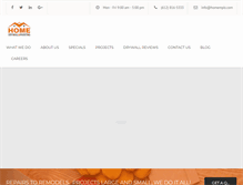 Tablet Screenshot of homedrywallandconstruction.com